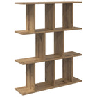 Wandplank Artisanaal eiken 102 x 20 x 96 cm Bewerkt hout