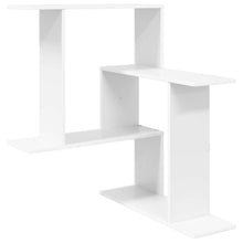 Wandplank Wit 67 x 67 x 87 cm Bewerkt hout