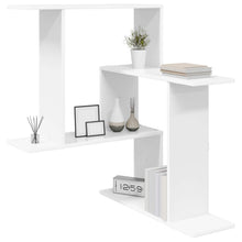 Wandplank Wit 67 x 67 x 87 cm Bewerkt hout