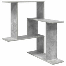 Wandplank Betongrijs 67 x 67 x 87 cm Bewerkt hout