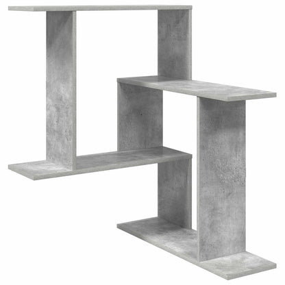 Wandplank Betongrijs 67 x 67 x 87 cm Bewerkt hout
