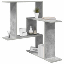 Wandplank Betongrijs 67 x 67 x 87 cm Bewerkt hout