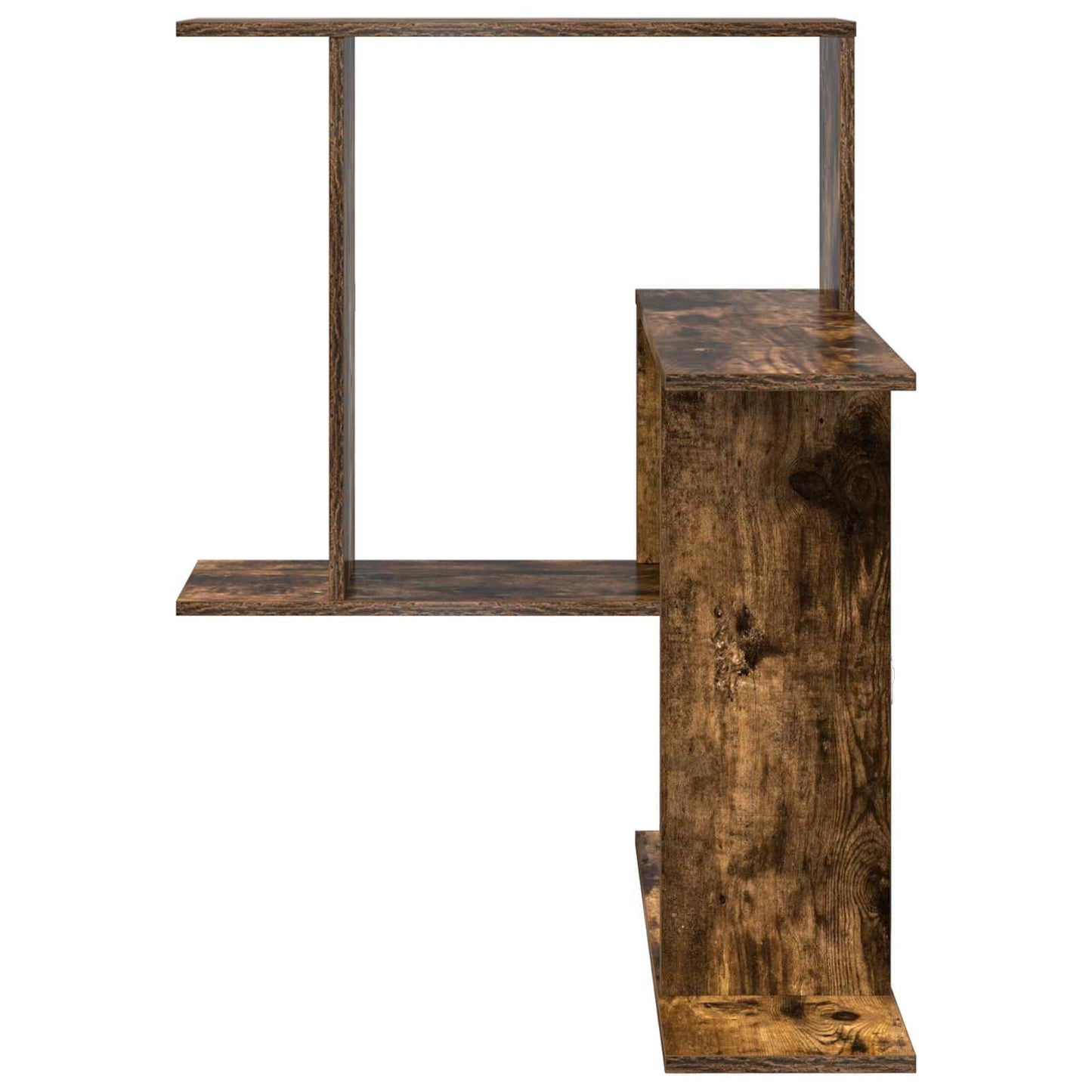 Wandplank Gerookt eiken 67 x 67 x 87 cm Bewerkt hout