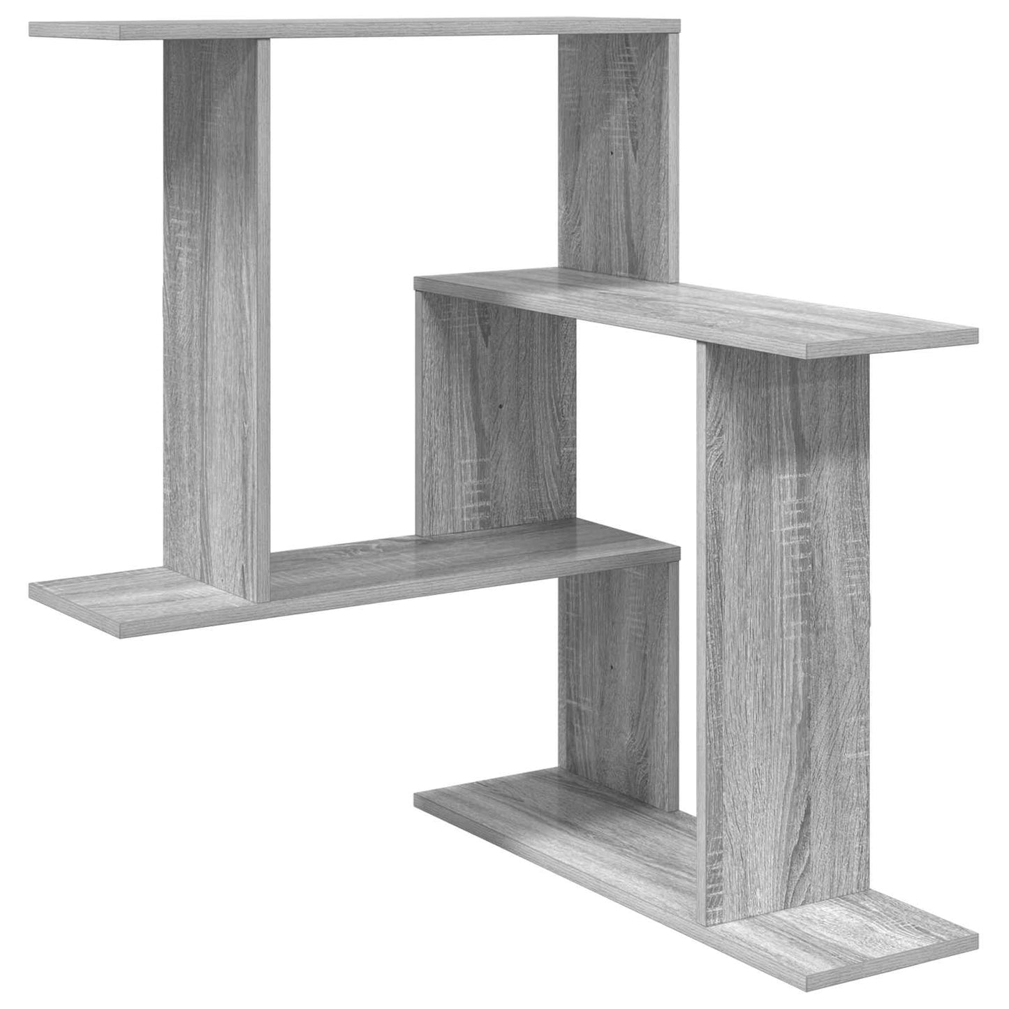 Wandplank Grijs Sonoma 67 x 67 x 87 cm Bewerkt hout