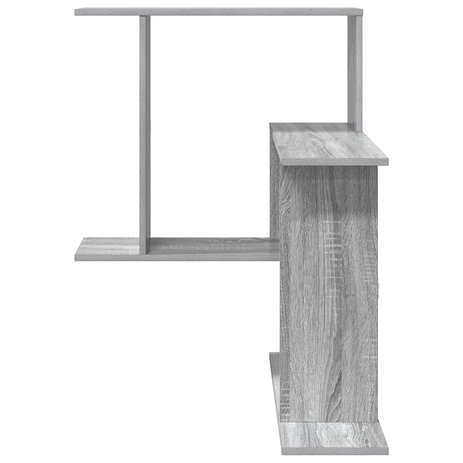 Wandplank Grijs Sonoma 67 x 67 x 87 cm Bewerkt hout