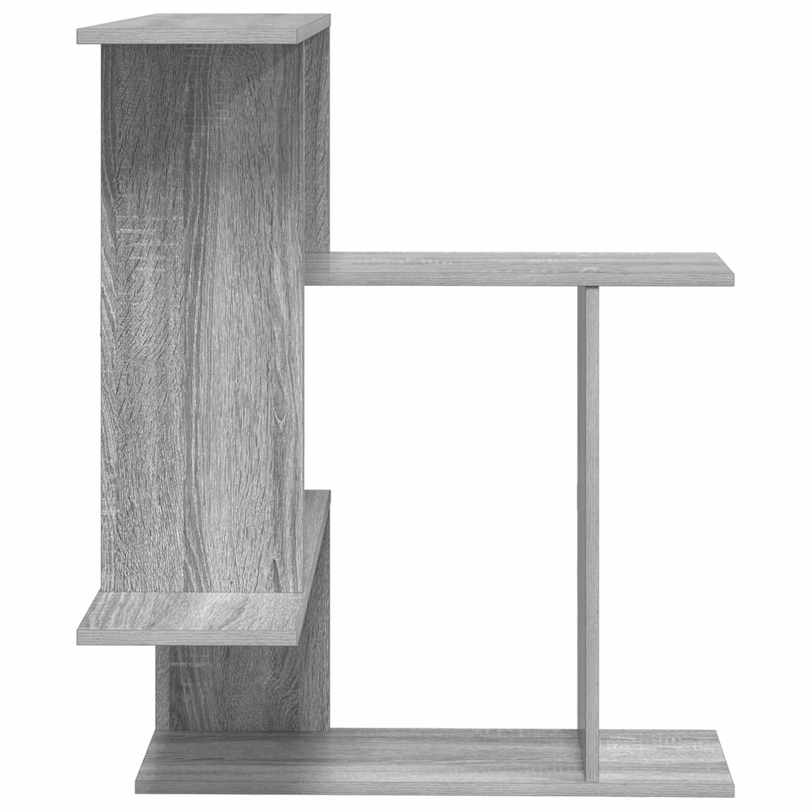 Wandplank Grijs Sonoma 67 x 67 x 87 cm Bewerkt hout