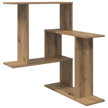 Wandplank Artisanaal eiken 67 x 67 x 87 cm Bewerkt hout