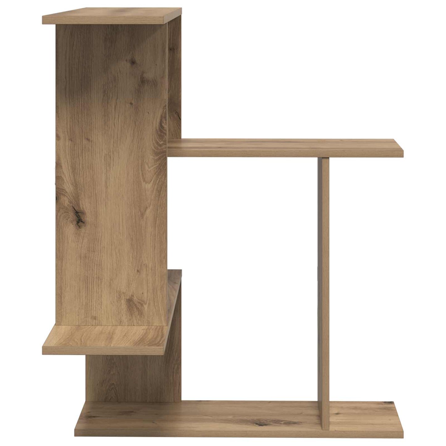 Wandplank Artisanaal eiken 67 x 67 x 87 cm Bewerkt hout