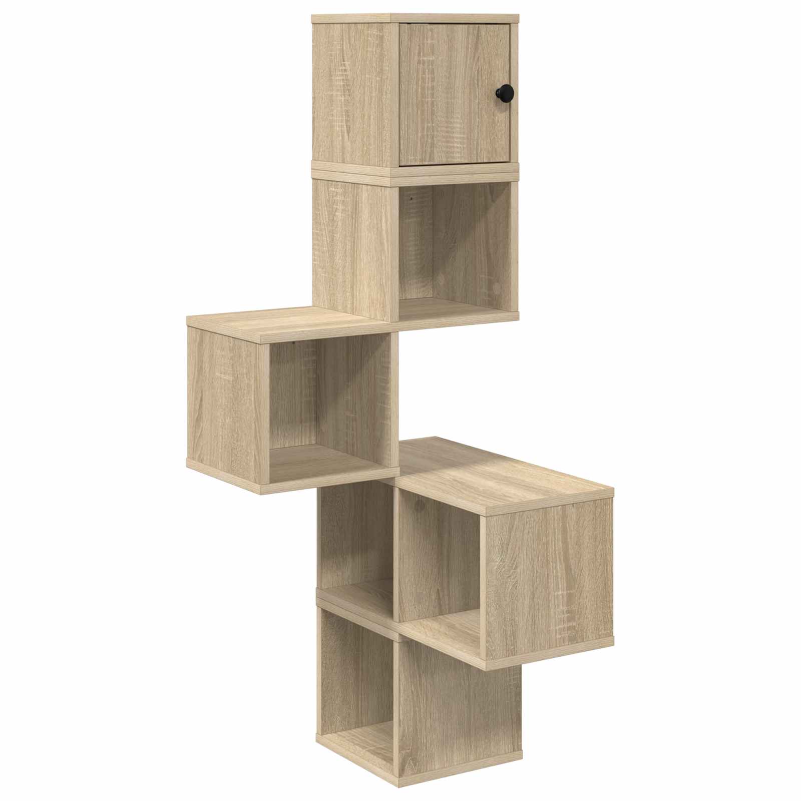 Wandhoekplank Sonoma Eiken 48 x 48 x 120 cm Bewerkt hout