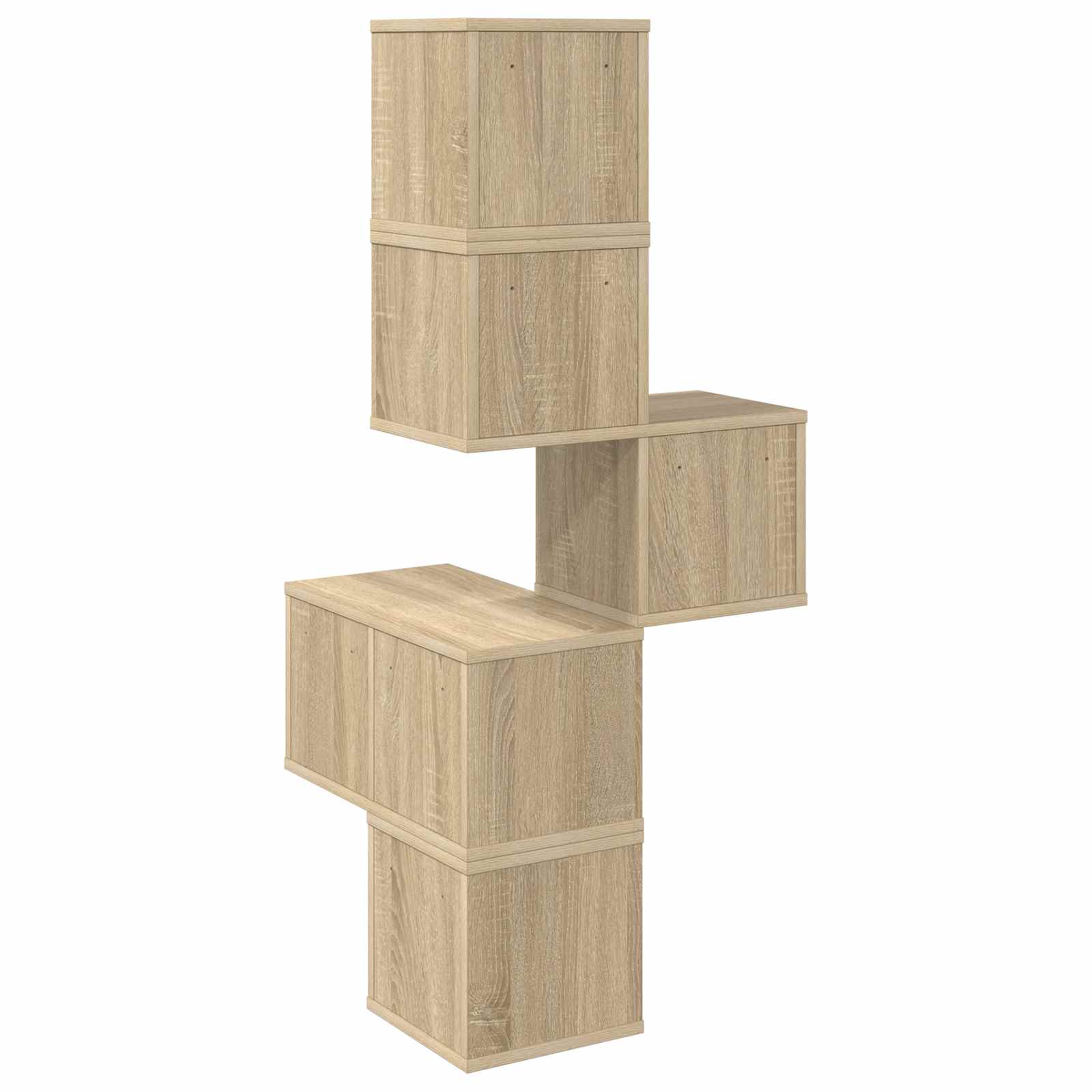Wandhoekplank Sonoma Eiken 48 x 48 x 120 cm Bewerkt hout