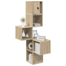 Wandhoekplank Sonoma Eiken 48 x 48 x 120 cm Bewerkt hout