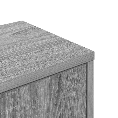 Wandhoekplank Grijs Sonoma 48 x 48 x 120 cm Bewerkt hout