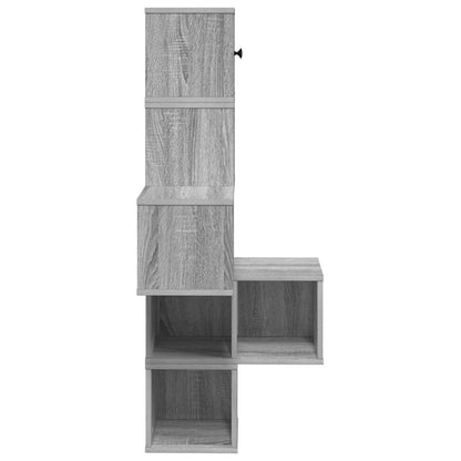 Wandhoekplank Grijs Sonoma 48 x 48 x 120 cm Bewerkt hout
