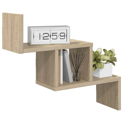 Wandplank Sonoma Eiken 48 x 15 x 42 cm Bewerkt hout