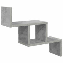 Wandplank Betongrijs 48 x 15 x 42 cm Bewerkt hout