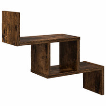 Wandplank Gerookt eiken 48 x 15 x 42 cm Bewerkt hout