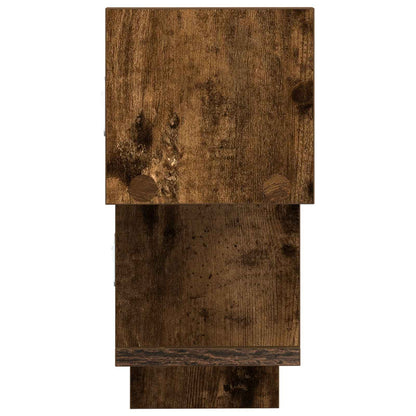 Wandplank Gerookt eiken 48 x 15 x 42 cm Bewerkt hout