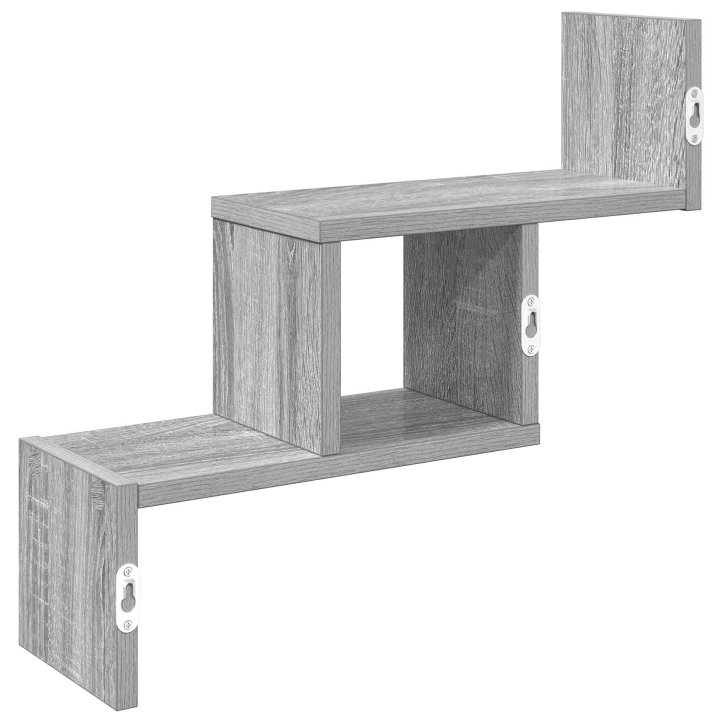 Wandplank Grijs Sonoma 48 x 15 x 42 cm Bewerkt hout