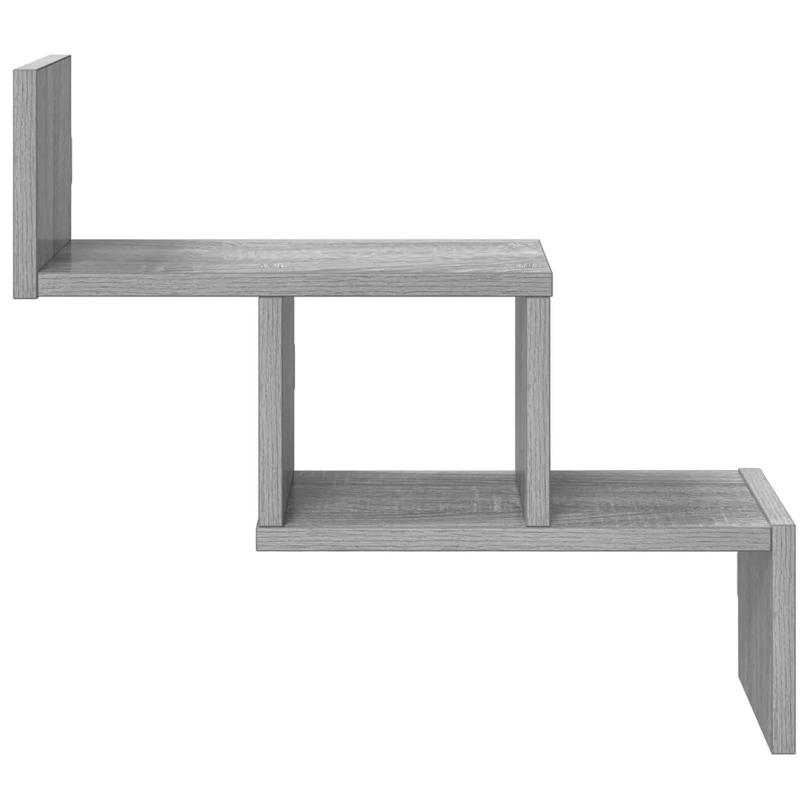 Wandplank Grijs Sonoma 48 x 15 x 42 cm Bewerkt hout