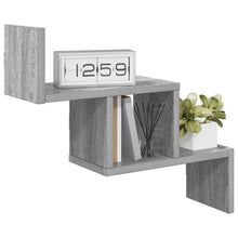 Wandplank Grijs Sonoma 48 x 15 x 42 cm Bewerkt hout