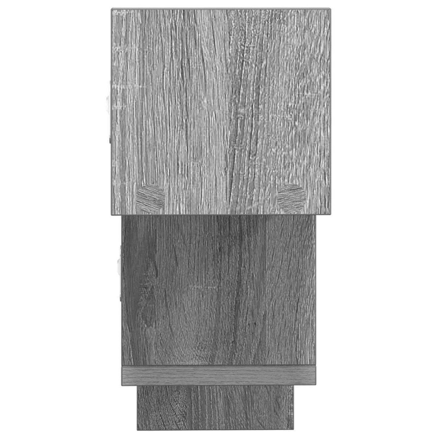 Wandplank Grijs Sonoma 48 x 15 x 42 cm Bewerkt hout