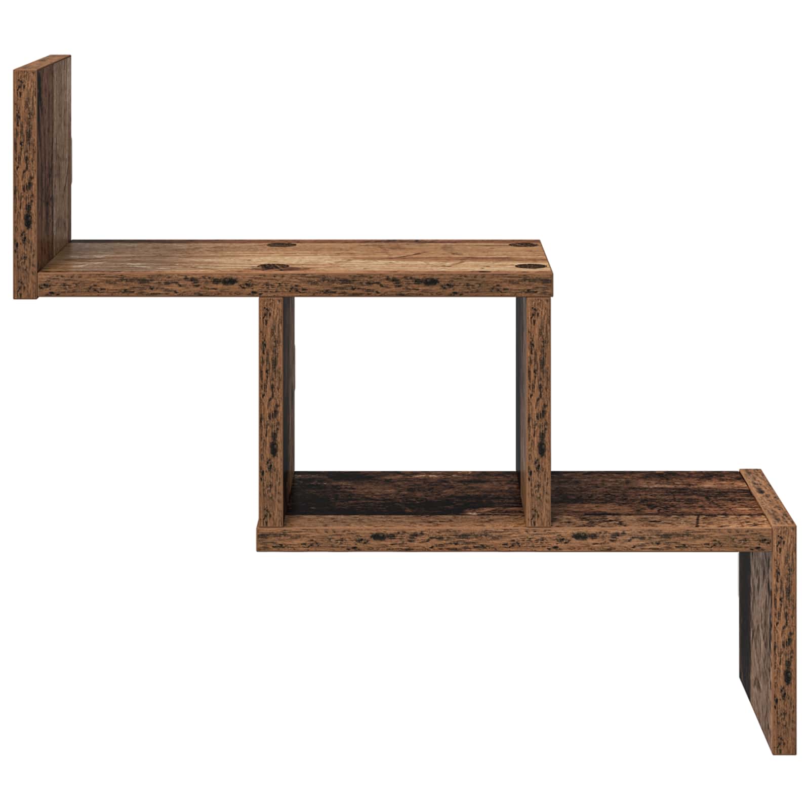 Wandplank Oud hout 48 x 15 x 42 cm Bewerkt hout