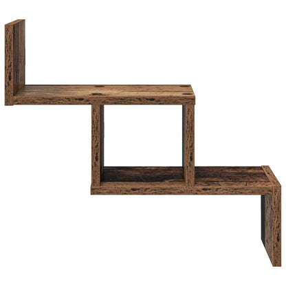Wandplank Oud hout 48 x 15 x 42 cm Bewerkt hout