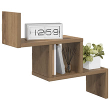Wandplank Artisanaal eiken 48 x 15 x 42 cm Bewerkt hout