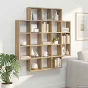 Wandplank 100x13x100 cm Sonoma eiken bewerkt hout