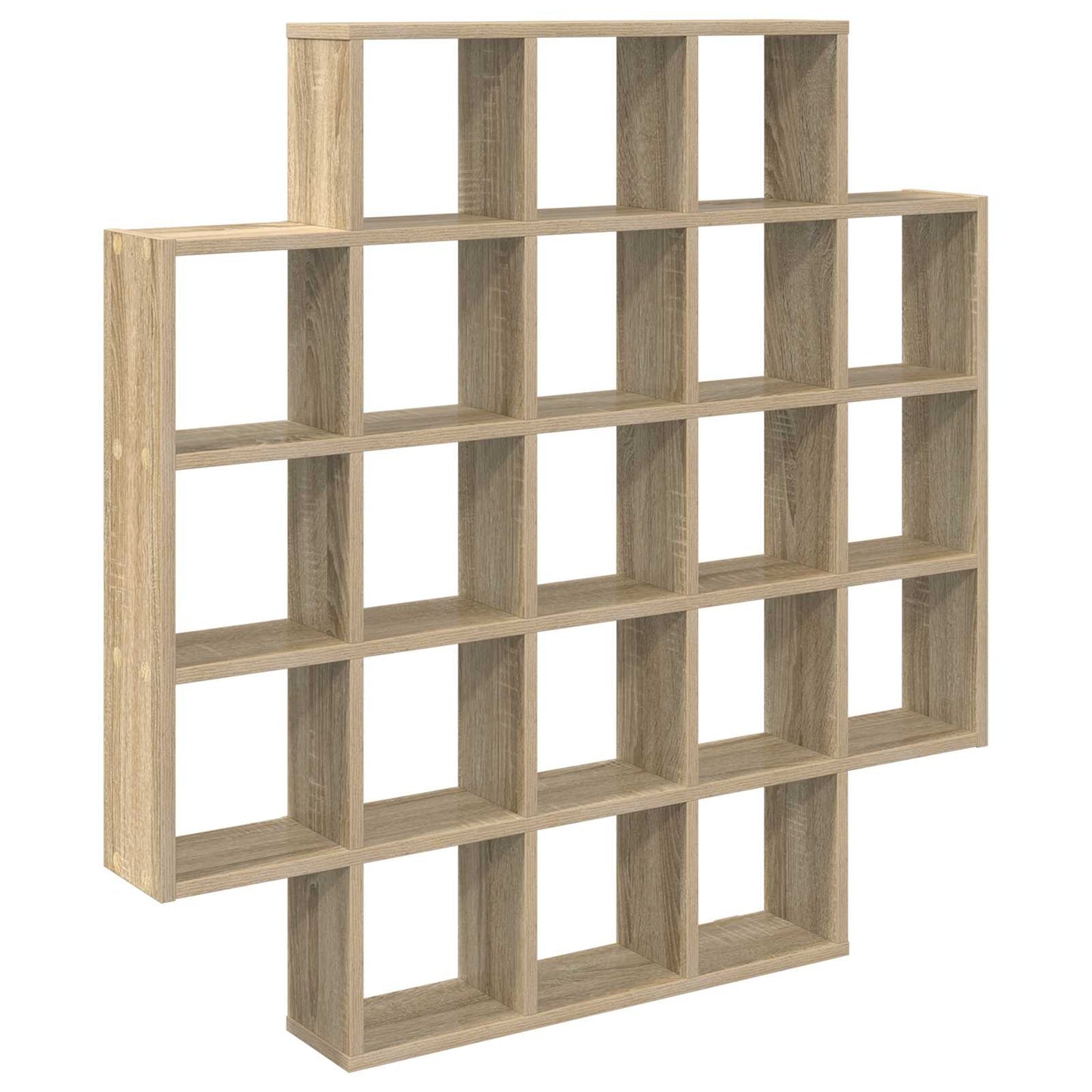Wandplank Sonoma Eiken 100 x 13 x 100 cm Bewerkt hout