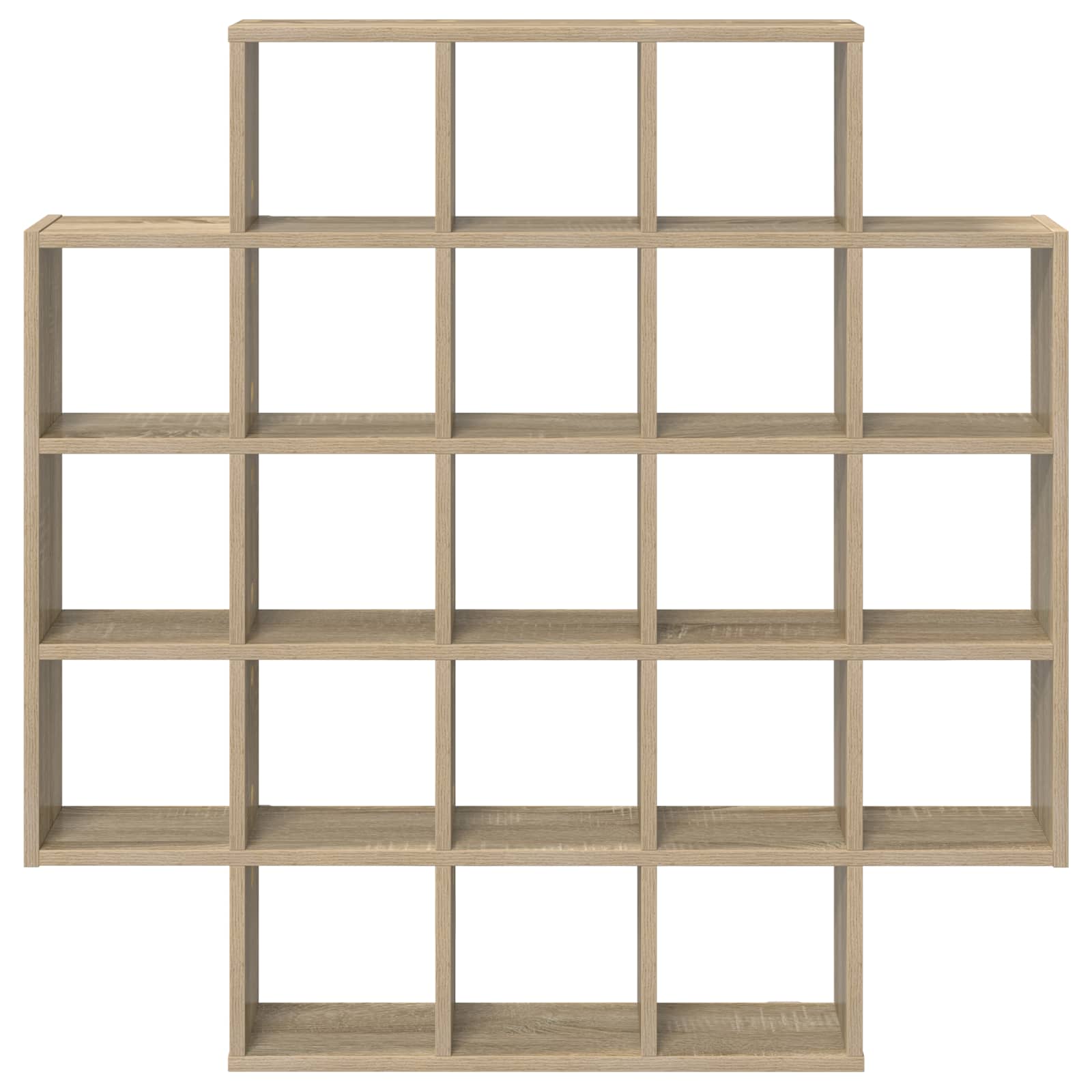 Wandplank Sonoma Eiken 100 x 13 x 100 cm Bewerkt hout