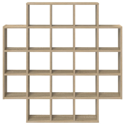 Wandplank Sonoma Eiken 100 x 13 x 100 cm Bewerkt hout