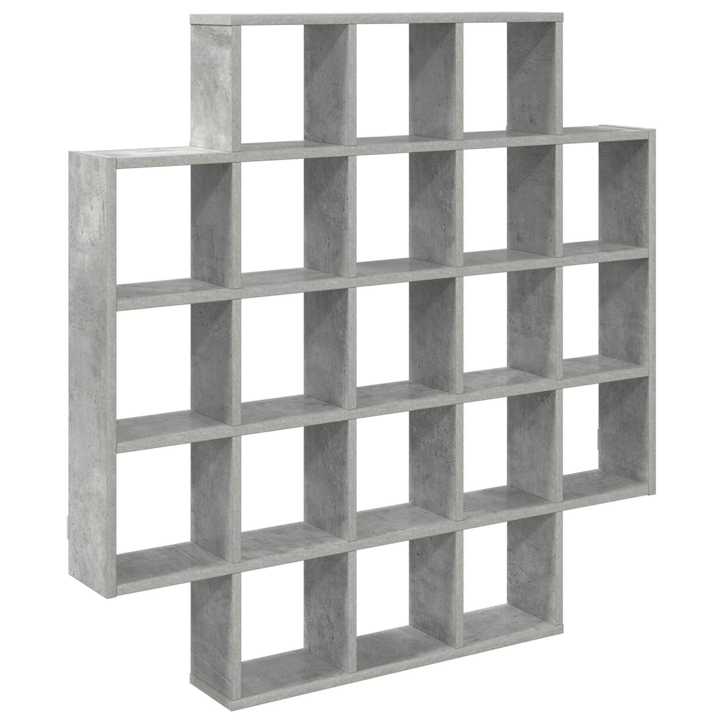 Wandplank Betongrijs 100 x 13 x 100 cm Bewerkt hout