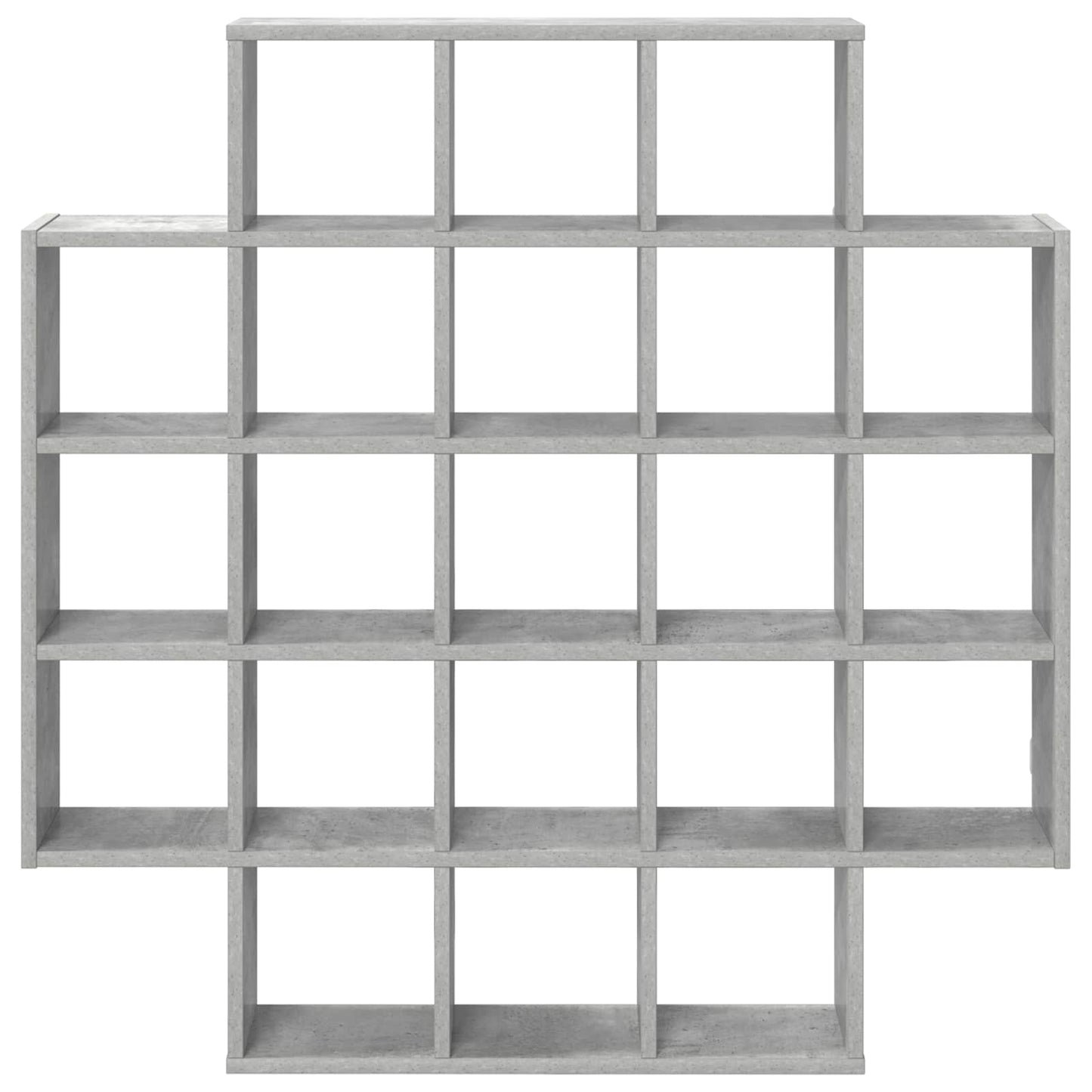 Wandplank Betongrijs 100 x 13 x 100 cm Bewerkt hout