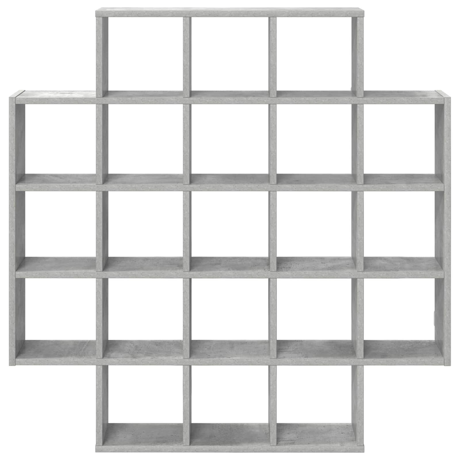 Wandplank Betongrijs 100 x 13 x 100 cm Bewerkt hout