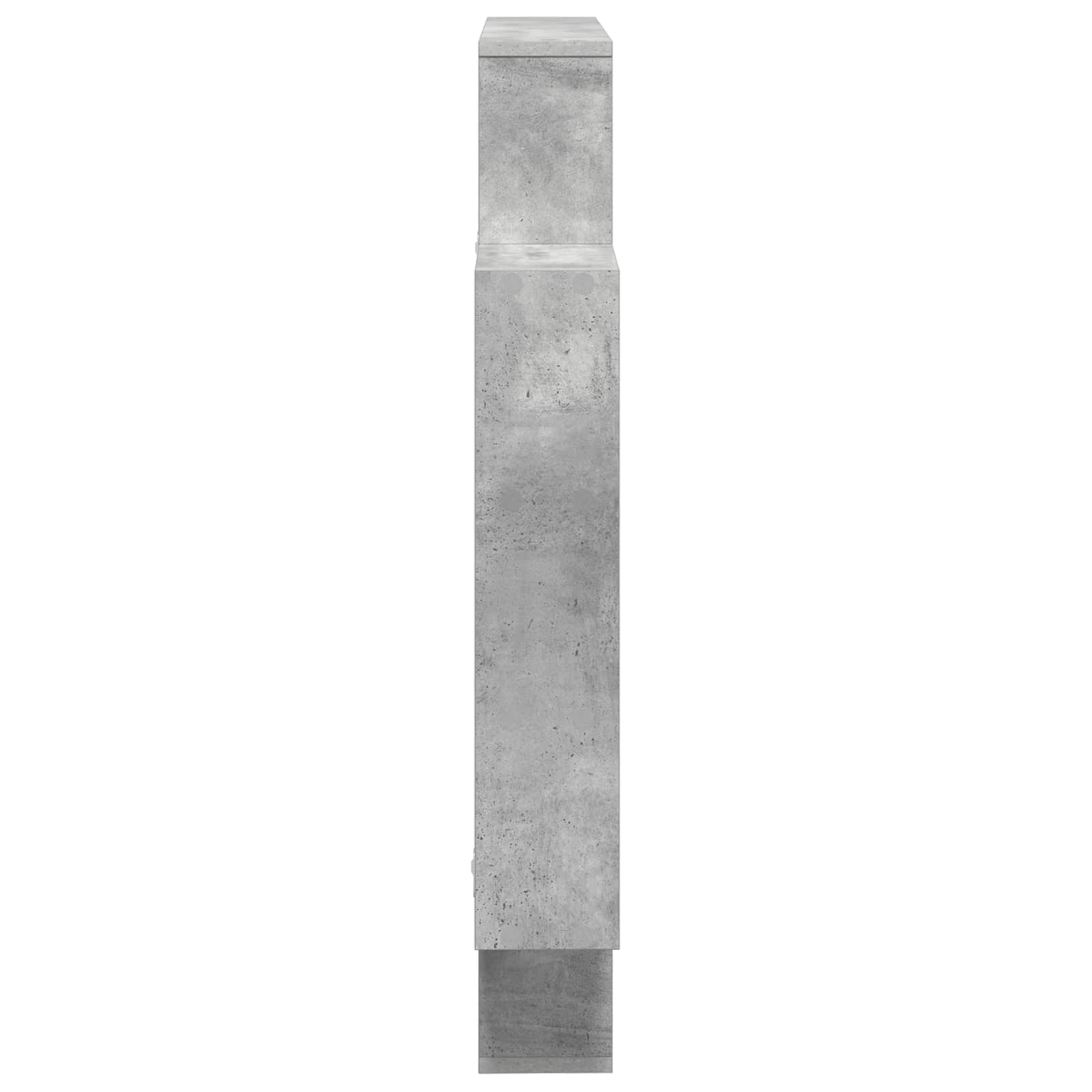 Wandplank Betongrijs 100 x 13 x 100 cm Bewerkt hout