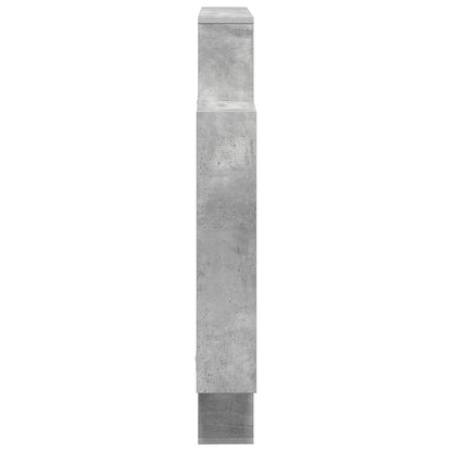 Wandplank Betongrijs 100 x 13 x 100 cm Bewerkt hout