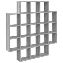 Wandplank Grijs Sonoma 100 x 13 x 100 cm Bewerkt hout