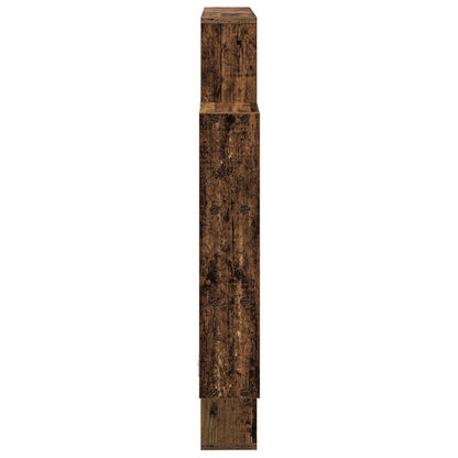 Wandplank Oud hout 100 x 13 x 100 cm Bewerkt hout