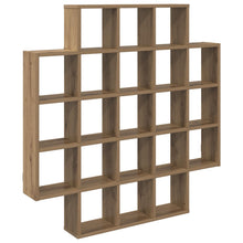 Wandplank Artisanaal eiken 100 x 13 x 100 cm Bewerkt hout