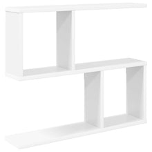 Wandplank Wit 60 x 12 x 50,5 cm Bewerkt hout