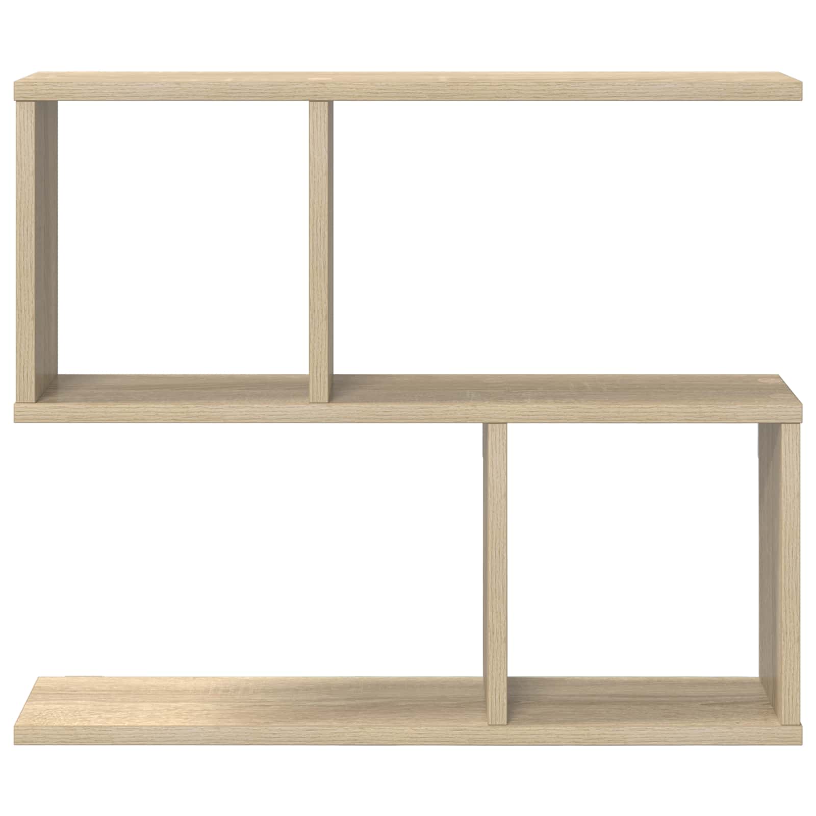 Wandplank Sonoma Eiken 60 x 12 x 50,5 cm Bewerkt hout