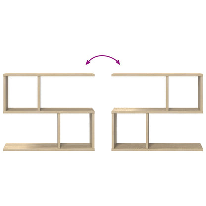 Wandplank Sonoma Eiken 60 x 12 x 50,5 cm Bewerkt hout