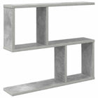 Wandplank Betongrijs 60 x 12 x 50,5 cm Bewerkt hout