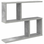 Wandplank betongrijs 60x12x50,5 cm bewerkt hout