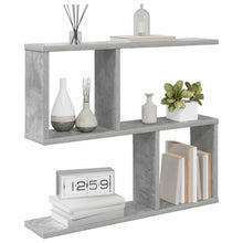 Wandplank Betongrijs 60 x 12 x 50,5 cm Bewerkt hout