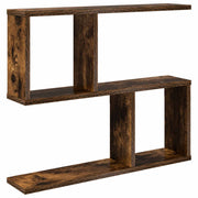 Wandplank gerookt eiken 60x12x50,5 cm