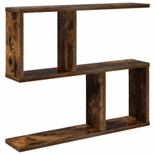 Wandplank Gerookt eiken 60 x 12 x 50,5 cm Bewerkt hout