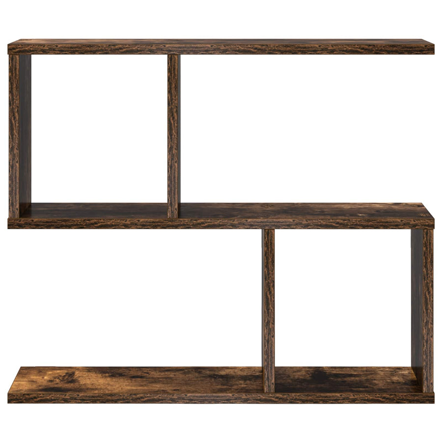 Wandplank Gerookt eiken 60 x 12 x 50,5 cm Bewerkt hout