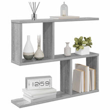 Wandplank Grijs Sonoma 60 x 12 x 50,5 cm Bewerkt hout